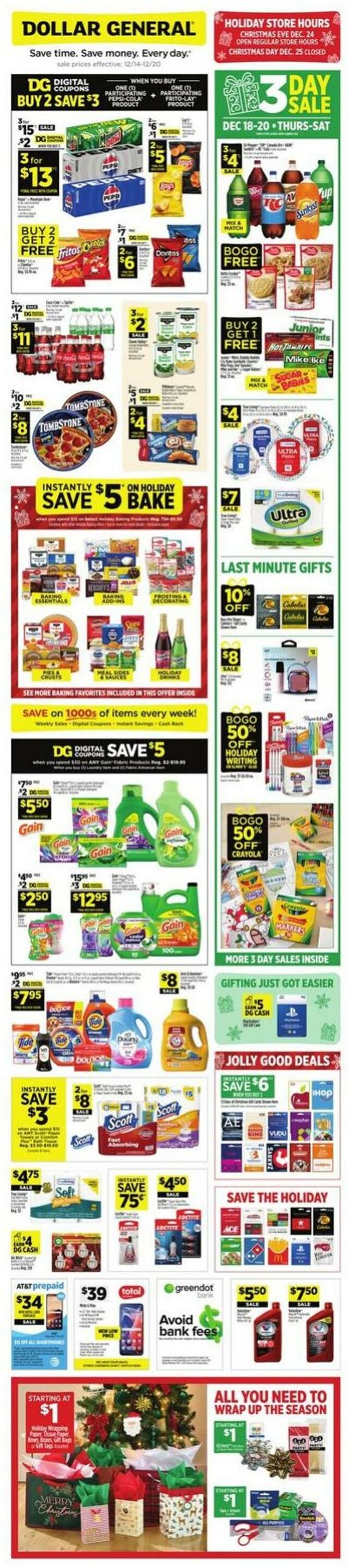 Catalogue Dollar General from 12/14/2025