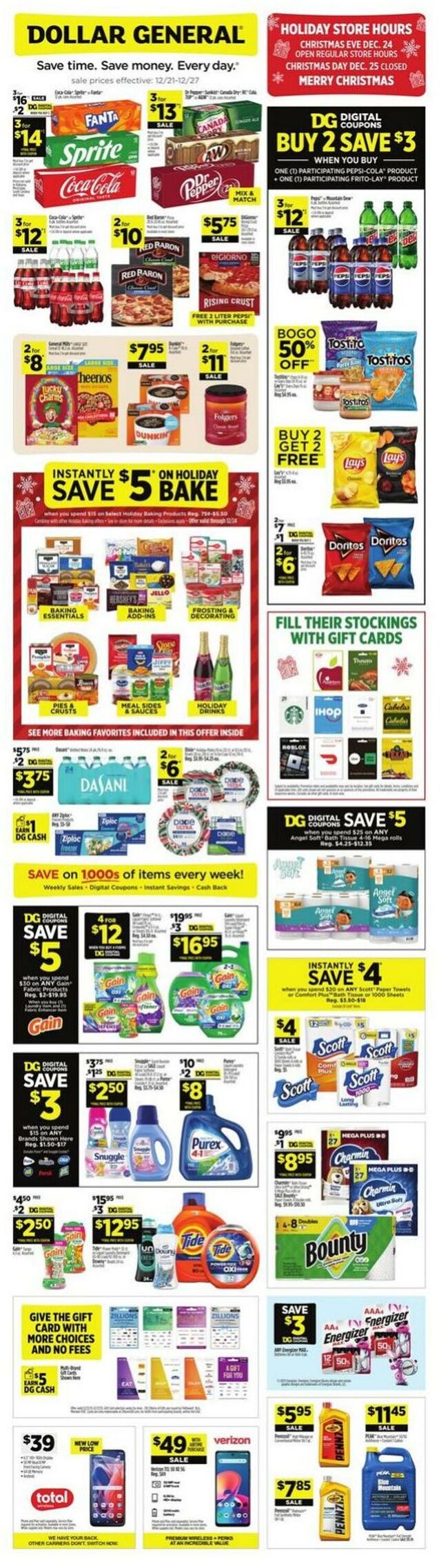 Catalogue Dollar General from 12/21/2025