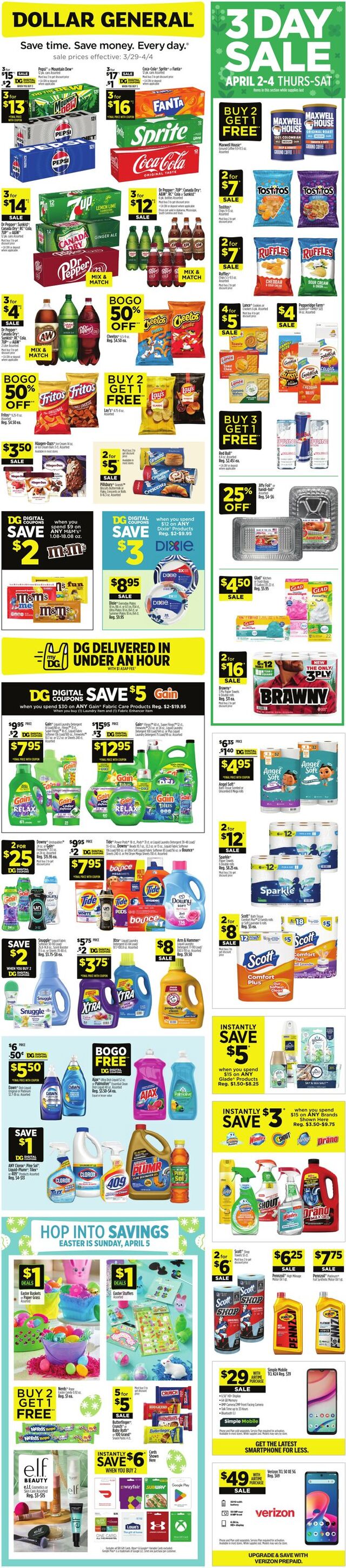 Catalogue Dollar General from 03/29/2026