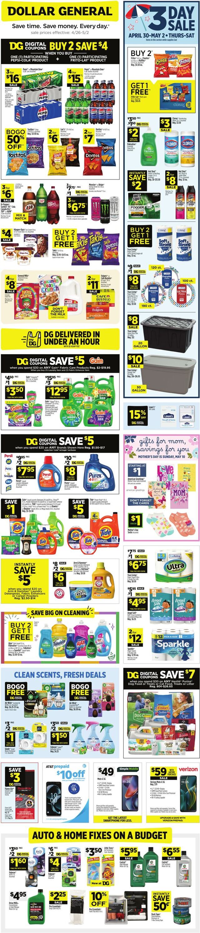 Catalogue Dollar General from 04/26/2026