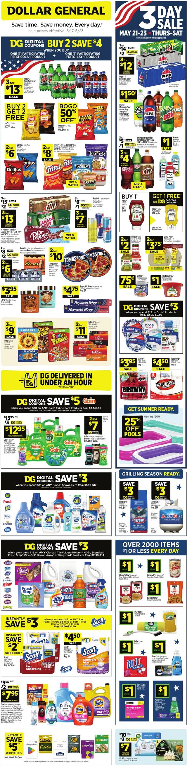 Catalogue Dollar General from 05/17/2026