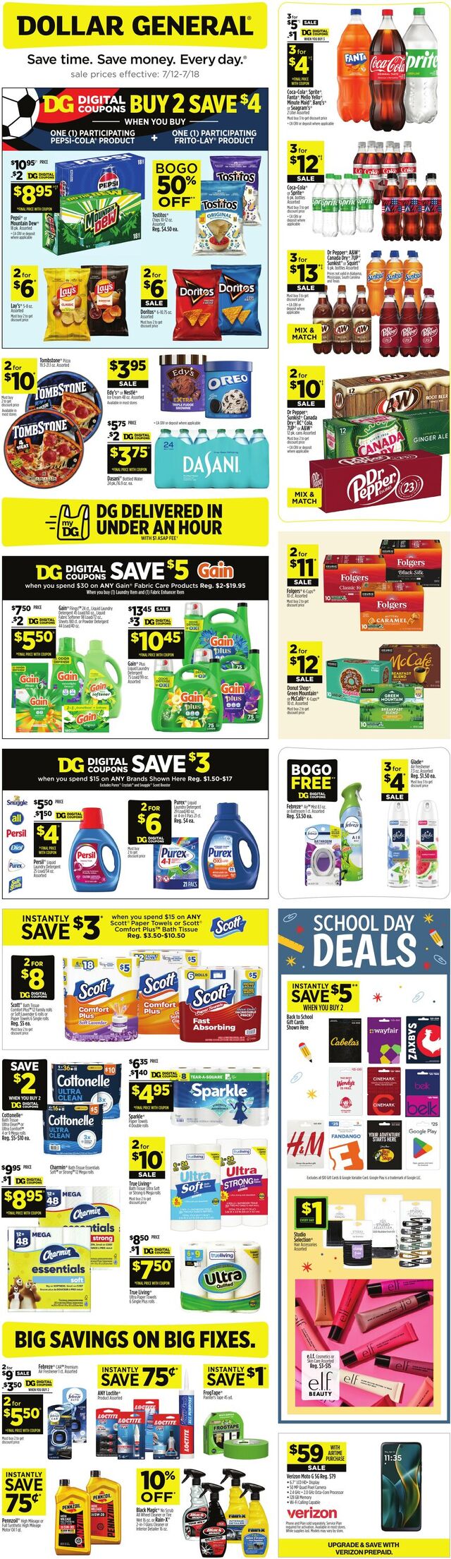 Catalogue Dollar General from 07/12/2026