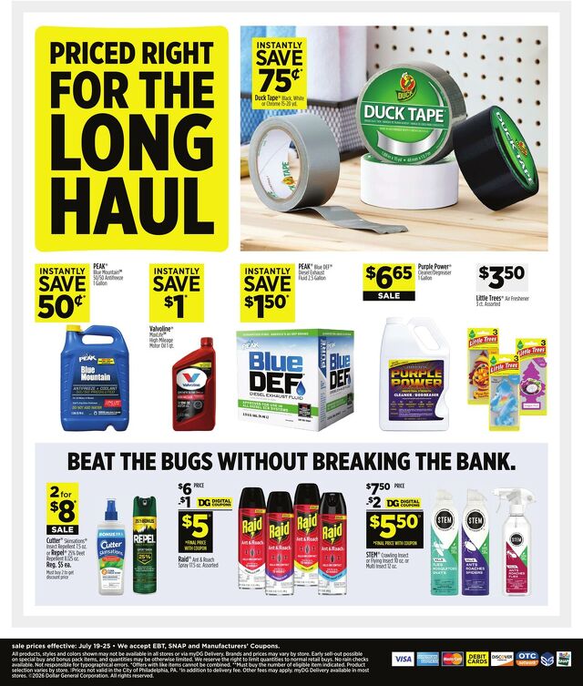 Catalogue Dollar General from 07/19/2026
