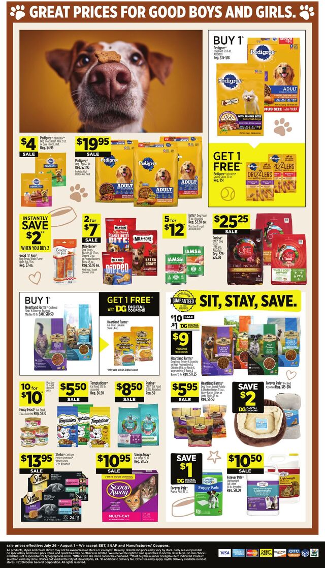 Catalogue Dollar General from 07/26/2026