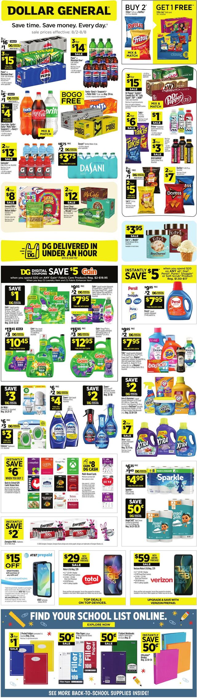 Catalogue Dollar General from 08/02/2026