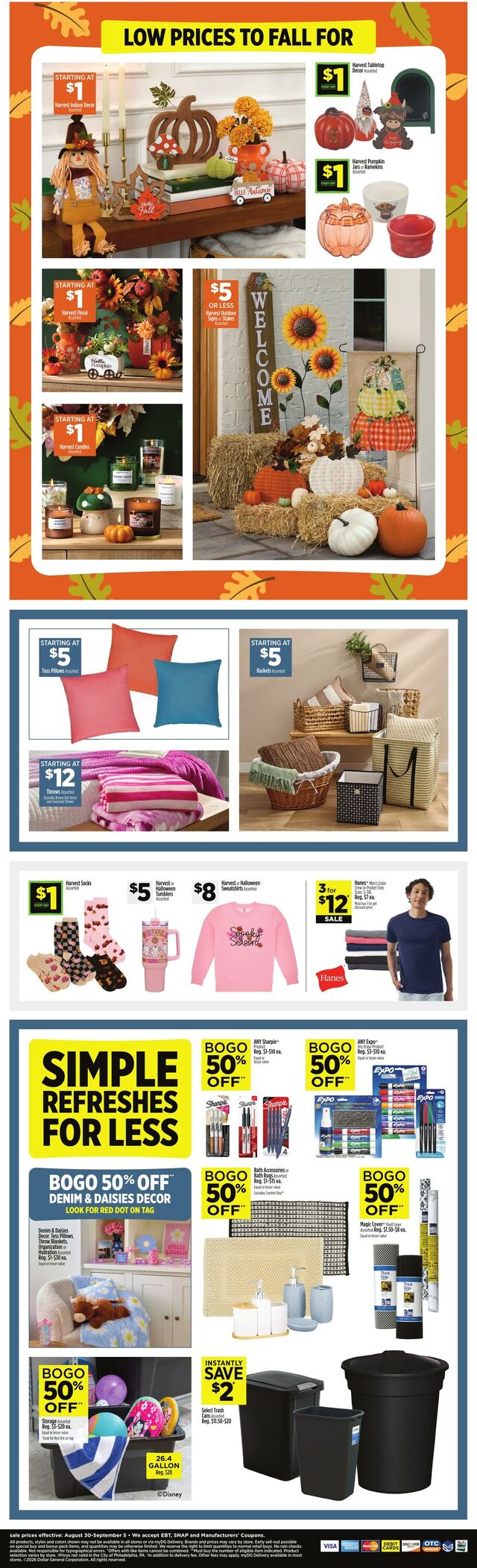 Catalogue Dollar General from 08/30/2026