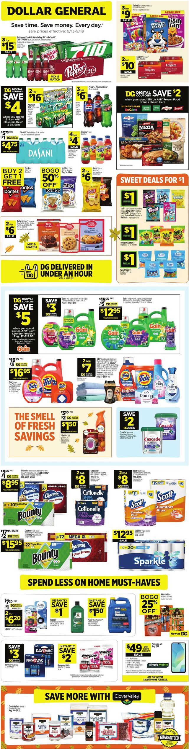 Catalogue Dollar General from 09/13/2026