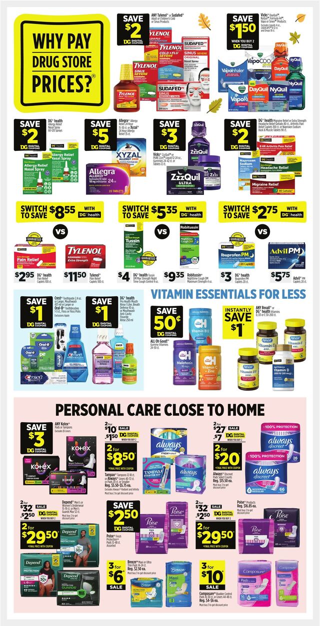 Catalogue Dollar General from 10/11/2026
