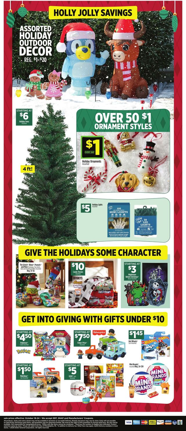 Catalogue Dollar General from 10/18/2026