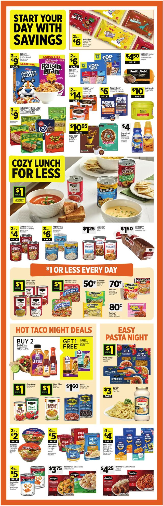 Catalogue Dollar General from 10/25/2026
