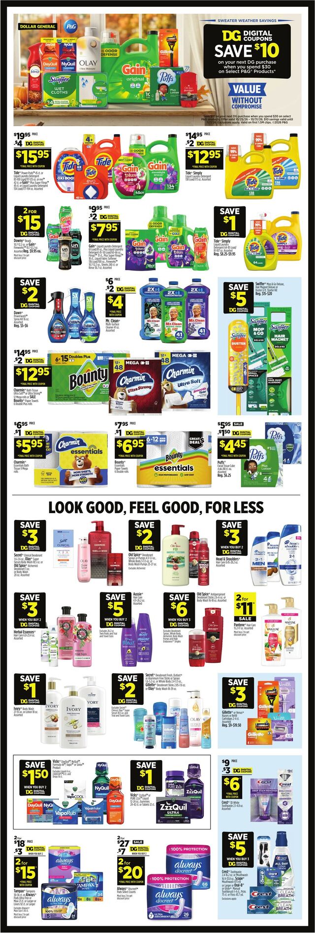 Catalogue Dollar General from 10/25/2026