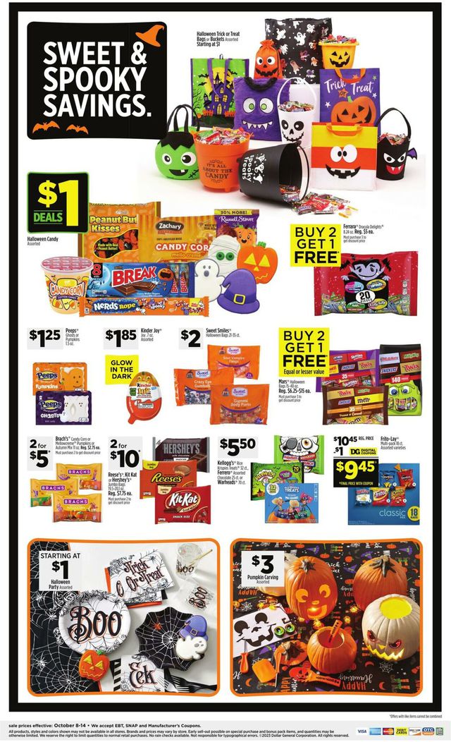 Catalogue Dollar General from 10/08/2023