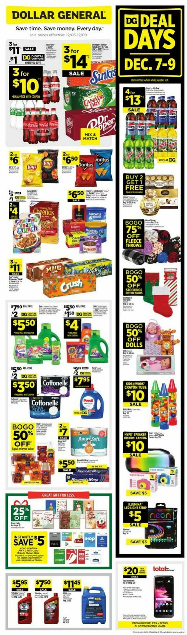 Catalogue Dollar General from 12/03/2023
