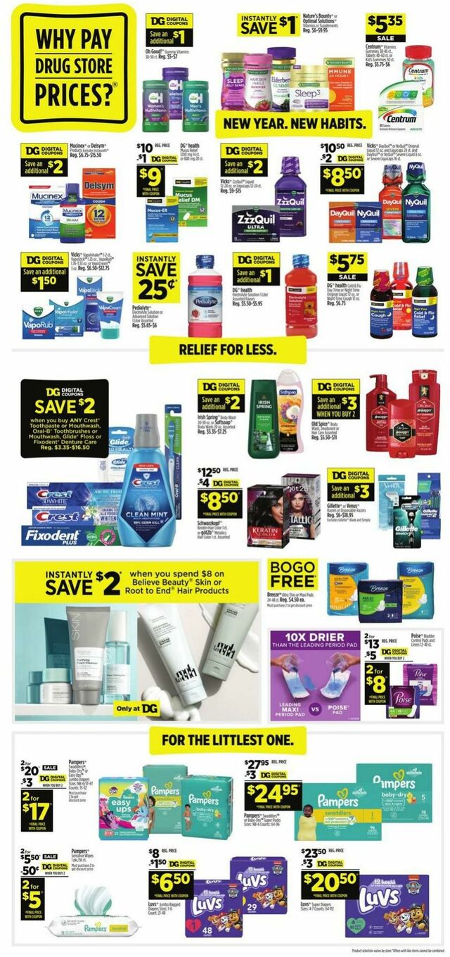 Catalogue Dollar General from 12/31/2023