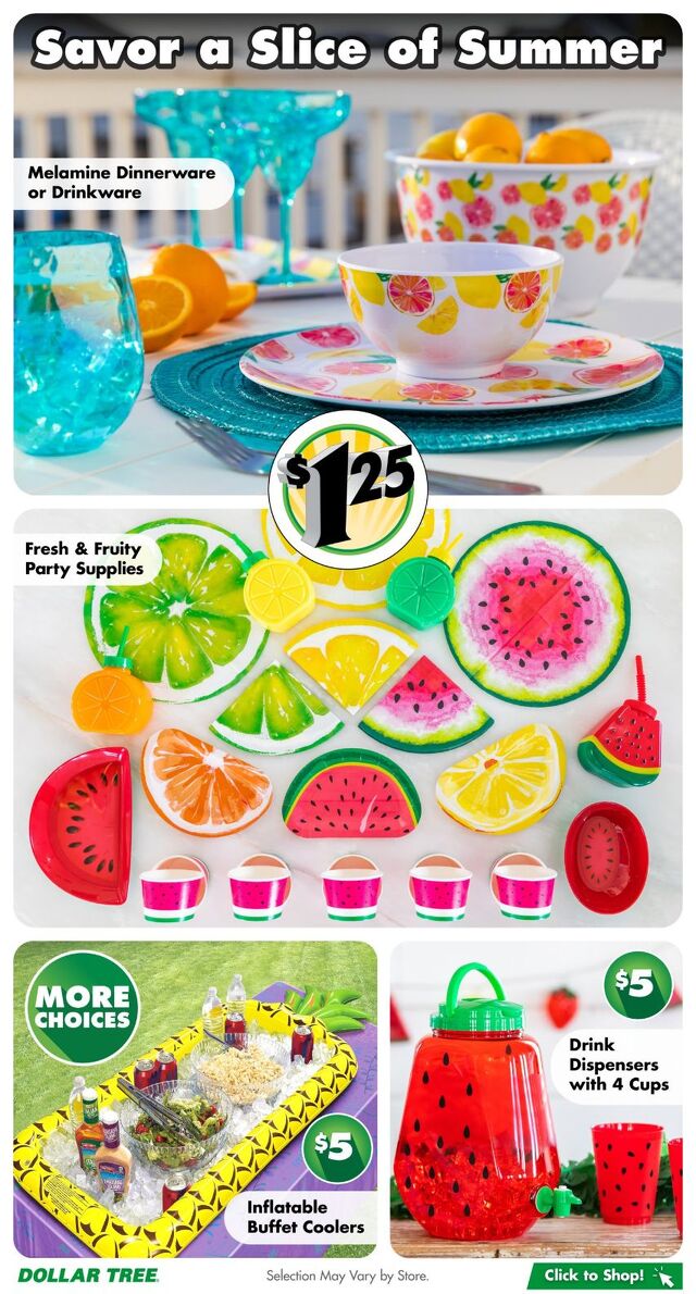 Catalogue Dollar Tree from 05/27/2025