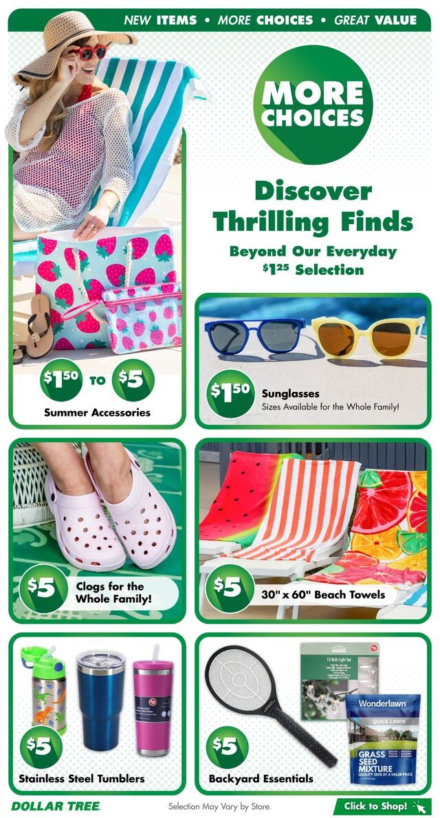Catalogue Dollar Tree from 05/27/2025