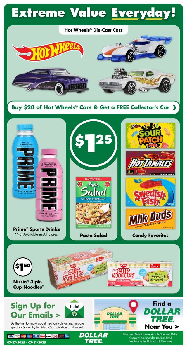 Catalogue Dollar Tree from 07/27/2025