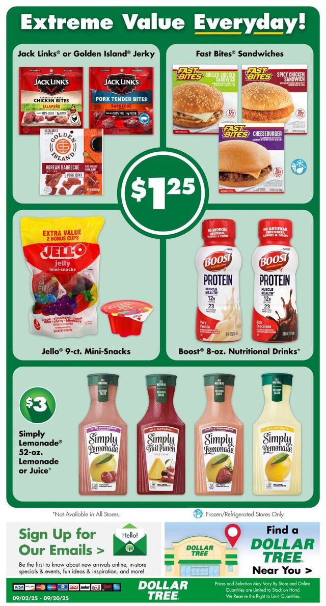 Catalogue Dollar Tree from 09/02/2025