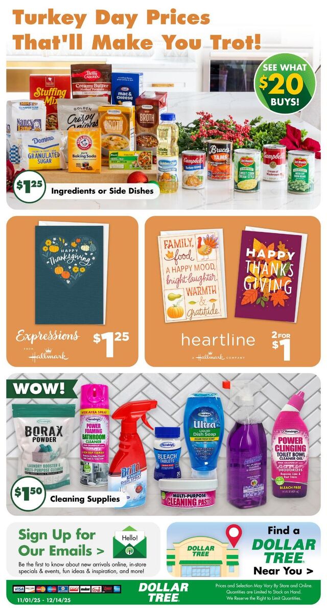 Catalogue Dollar Tree from 11/01/2025