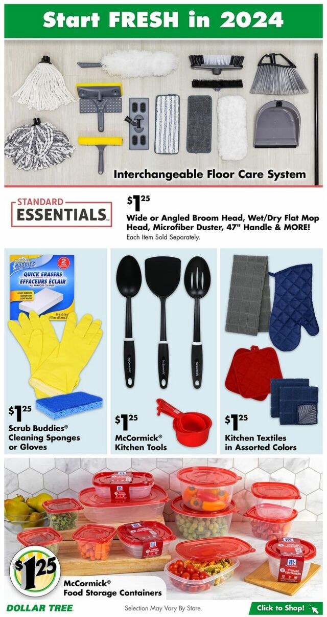 Catalogue Dollar Tree from 01/14/2024