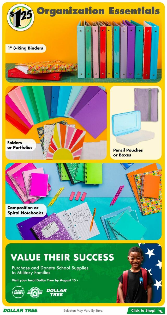 Catalogue Dollar Tree from 07/05/2024