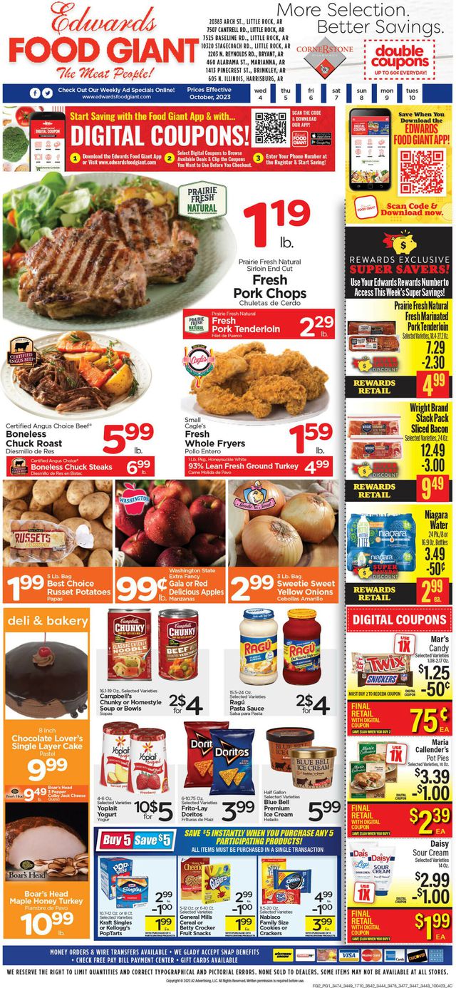Catalogue Edwards Food Giant from 10/04/2023