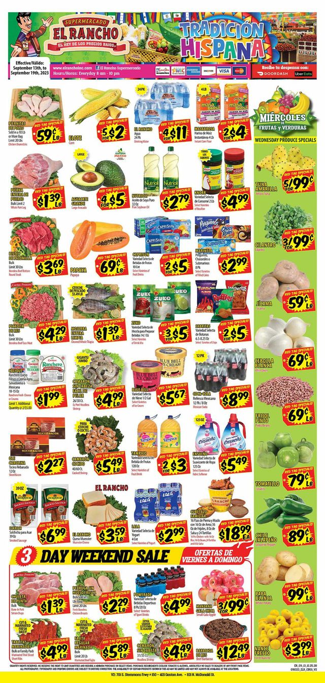 Catalogue El Rancho from 09/13/2023