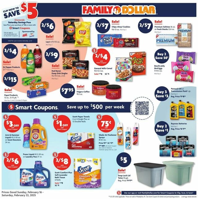 Catalogue Family Dollar from 02/16/2025