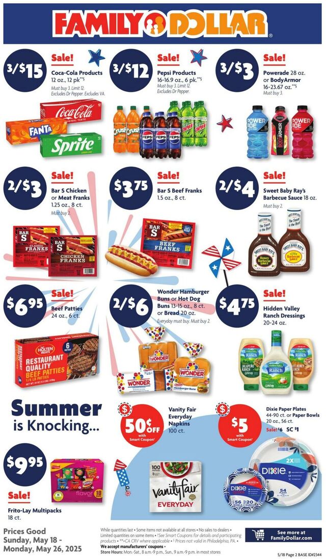 Catalogue Family Dollar from 05/18/2025