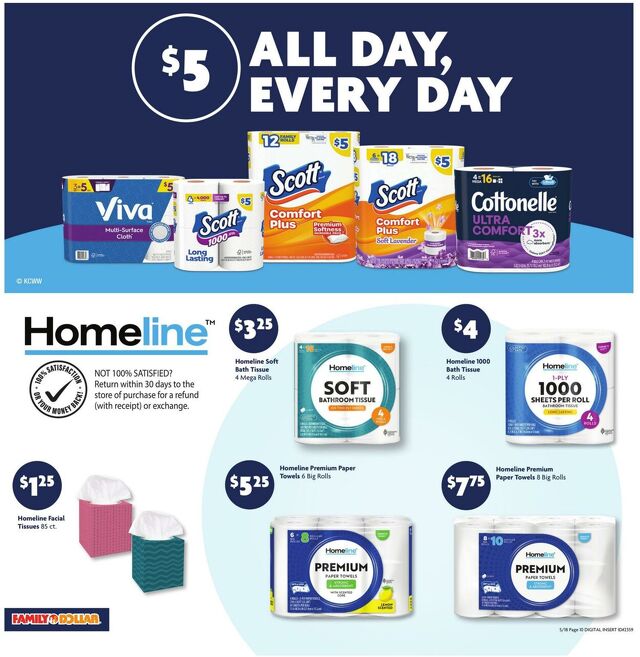 Catalogue Family Dollar from 05/18/2025