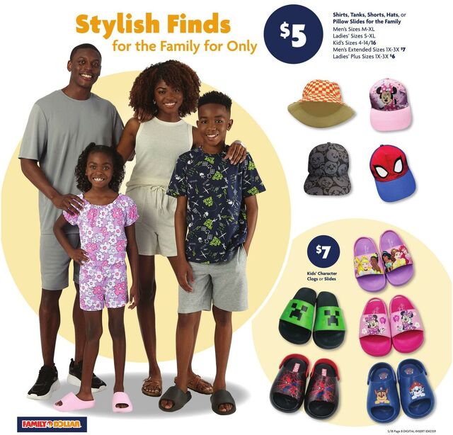 Catalogue Family Dollar from 05/18/2025