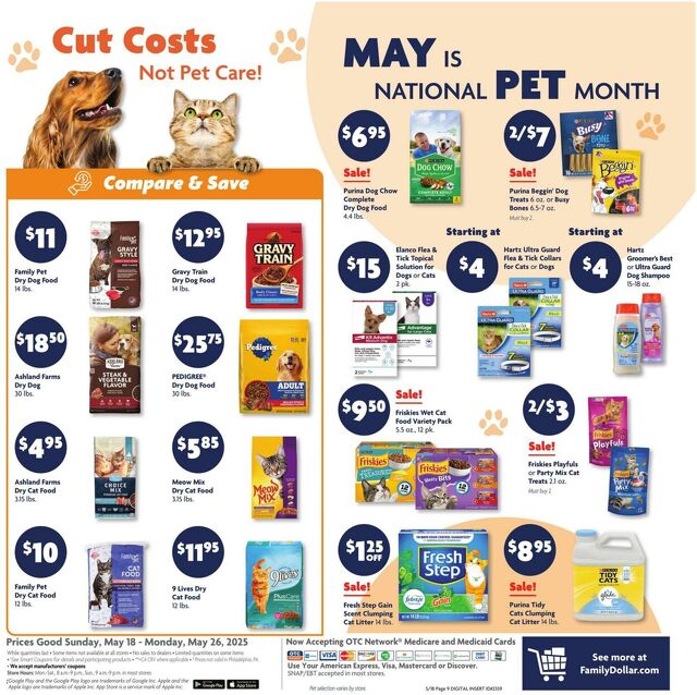 Catalogue Family Dollar from 05/18/2025