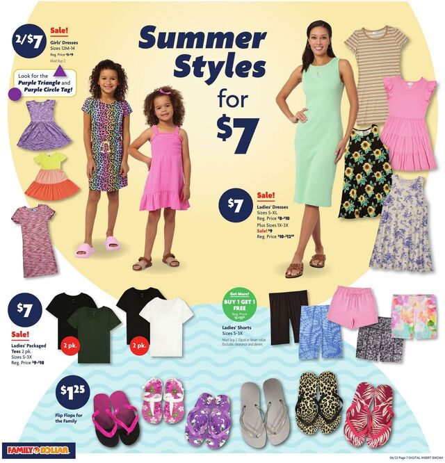 Catalogue Family Dollar from 06/22/2025