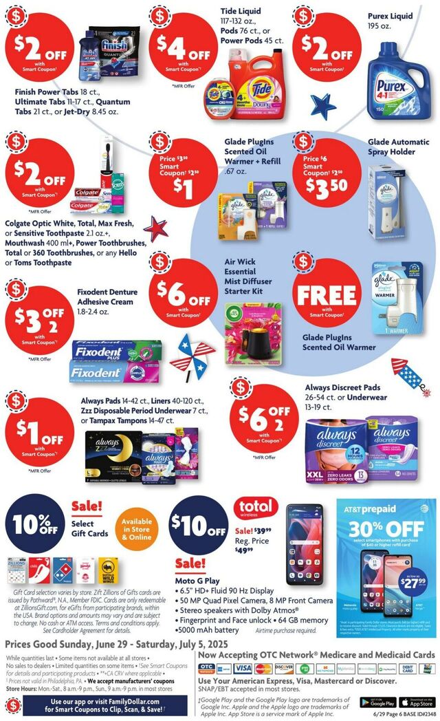 Catalogue Family Dollar from 06/29/2025