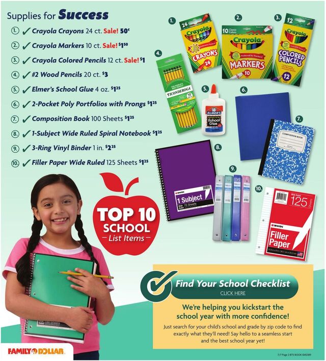 Catalogue Family Dollar from 07/07/2025
