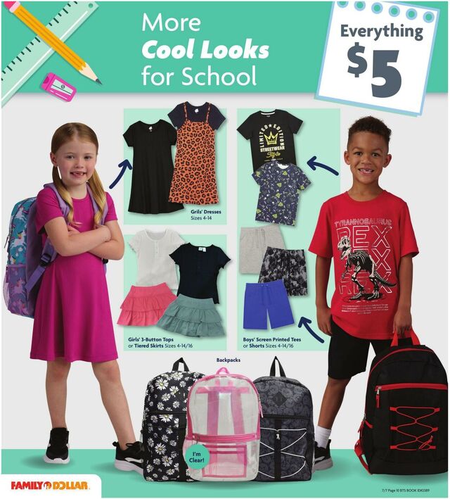 Catalogue Family Dollar from 07/07/2025