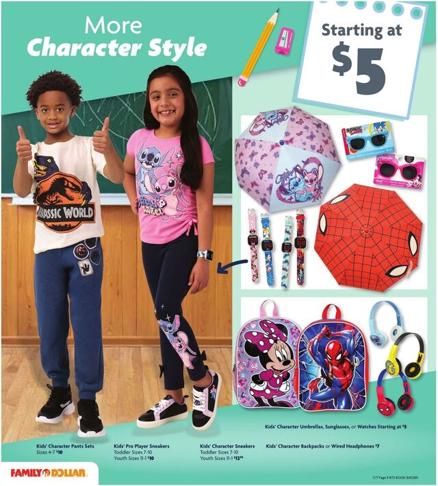 Catalogue Family Dollar from 07/07/2025