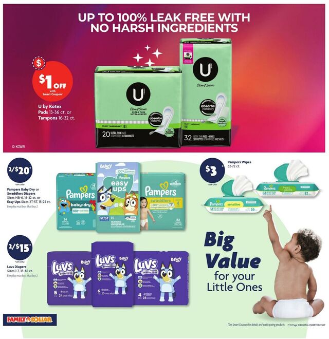 Catalogue Family Dollar from 07/13/2025