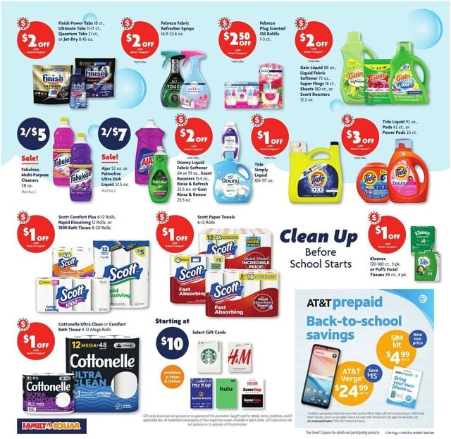 Catalogue Family Dollar from 07/20/2025