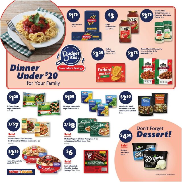 Catalogue Family Dollar from 07/27/2025