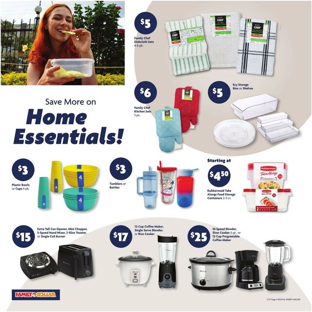 Catalogue Family Dollar from 07/27/2025