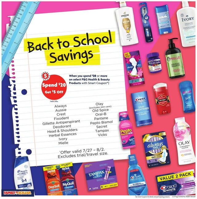 Catalogue Family Dollar from 07/27/2025
