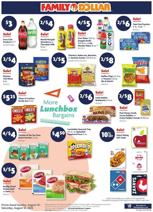 Catalogue Family Dollar from 08/10/2025