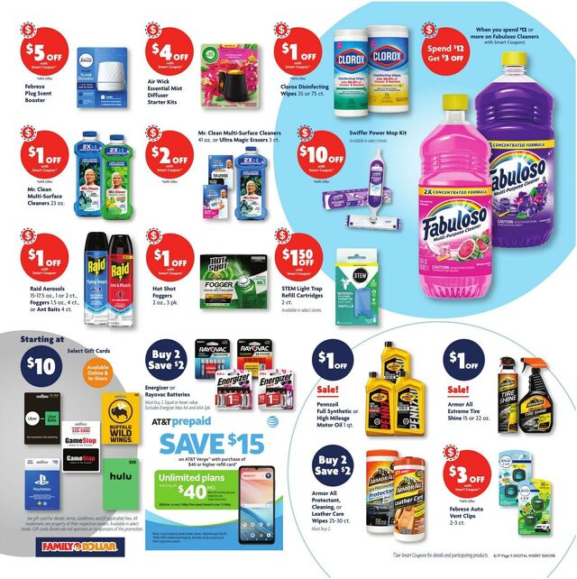 Catalogue Family Dollar from 08/17/2025