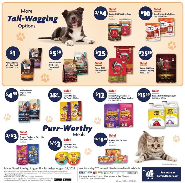Catalogue Family Dollar from 08/17/2025