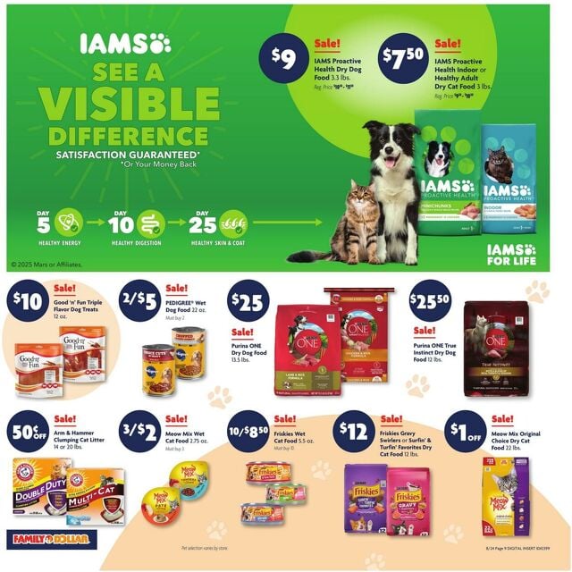 Catalogue Family Dollar from 08/24/2025