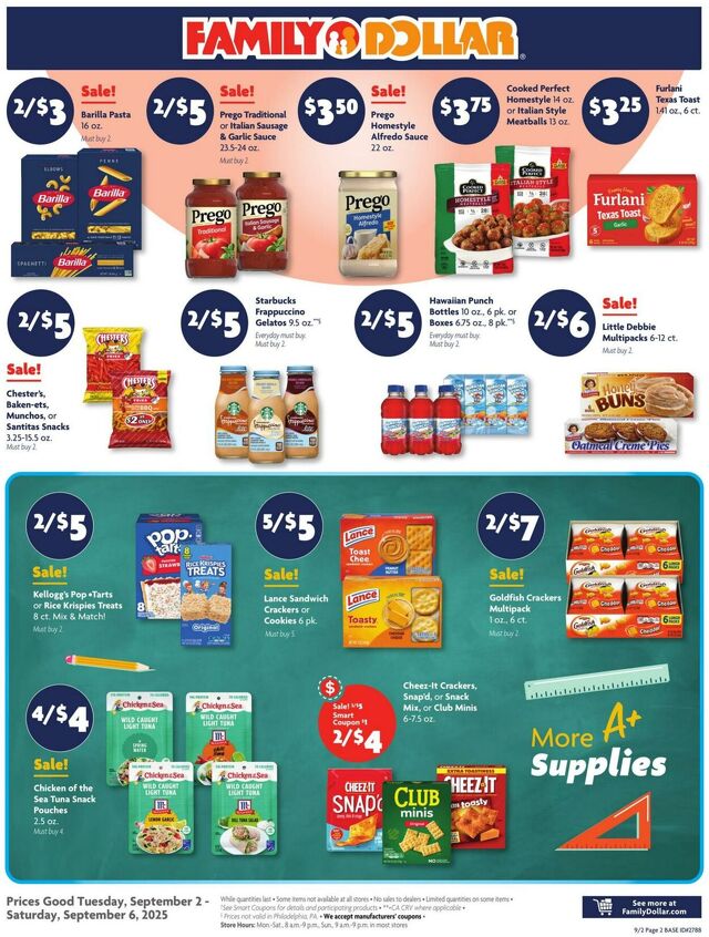 Catalogue Family Dollar from 09/02/2025