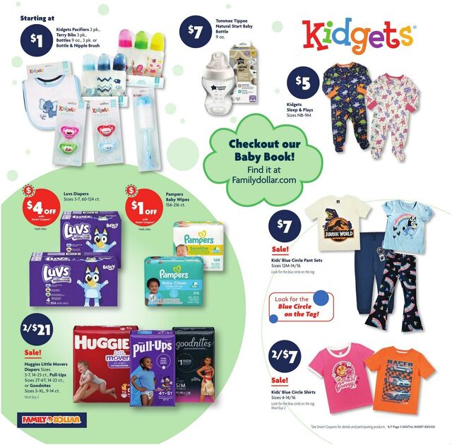Catalogue Family Dollar from 09/07/2025