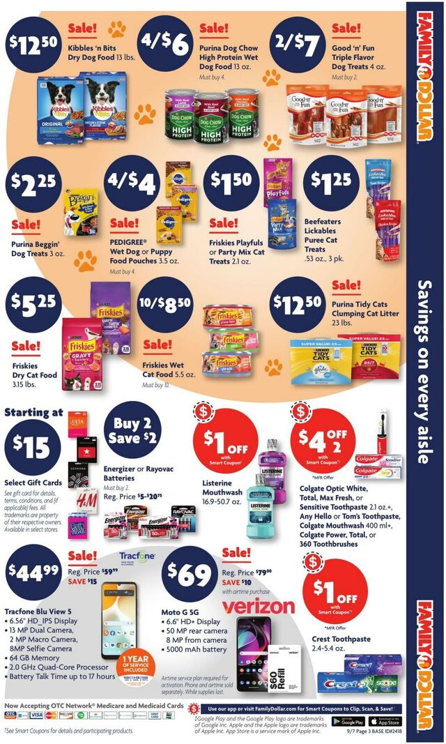 Catalogue Family Dollar from 09/07/2025