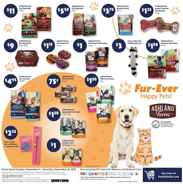 Catalogue Family Dollar from 09/07/2025